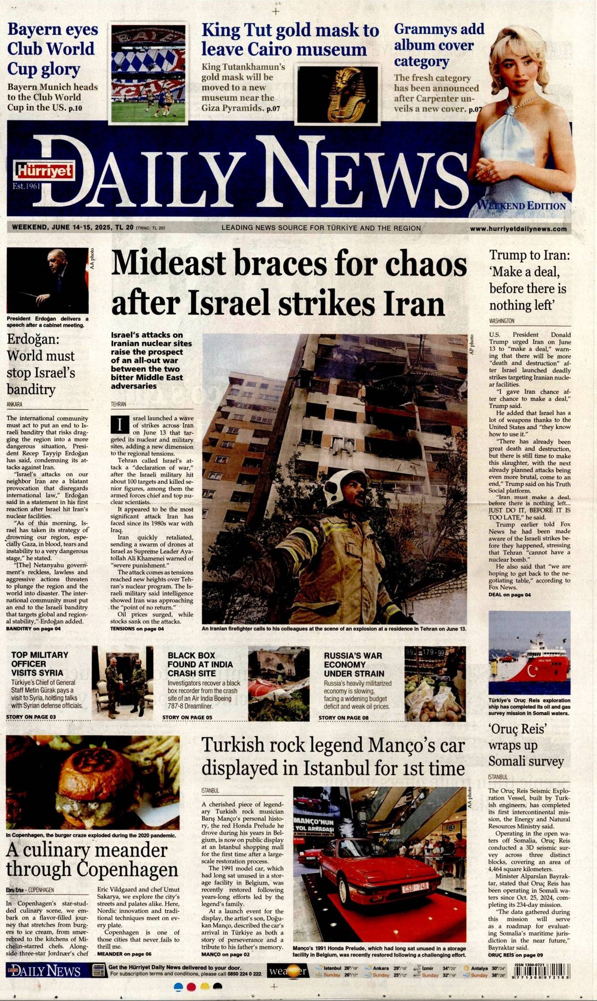 Hürriyet Daily News gazetesi oku