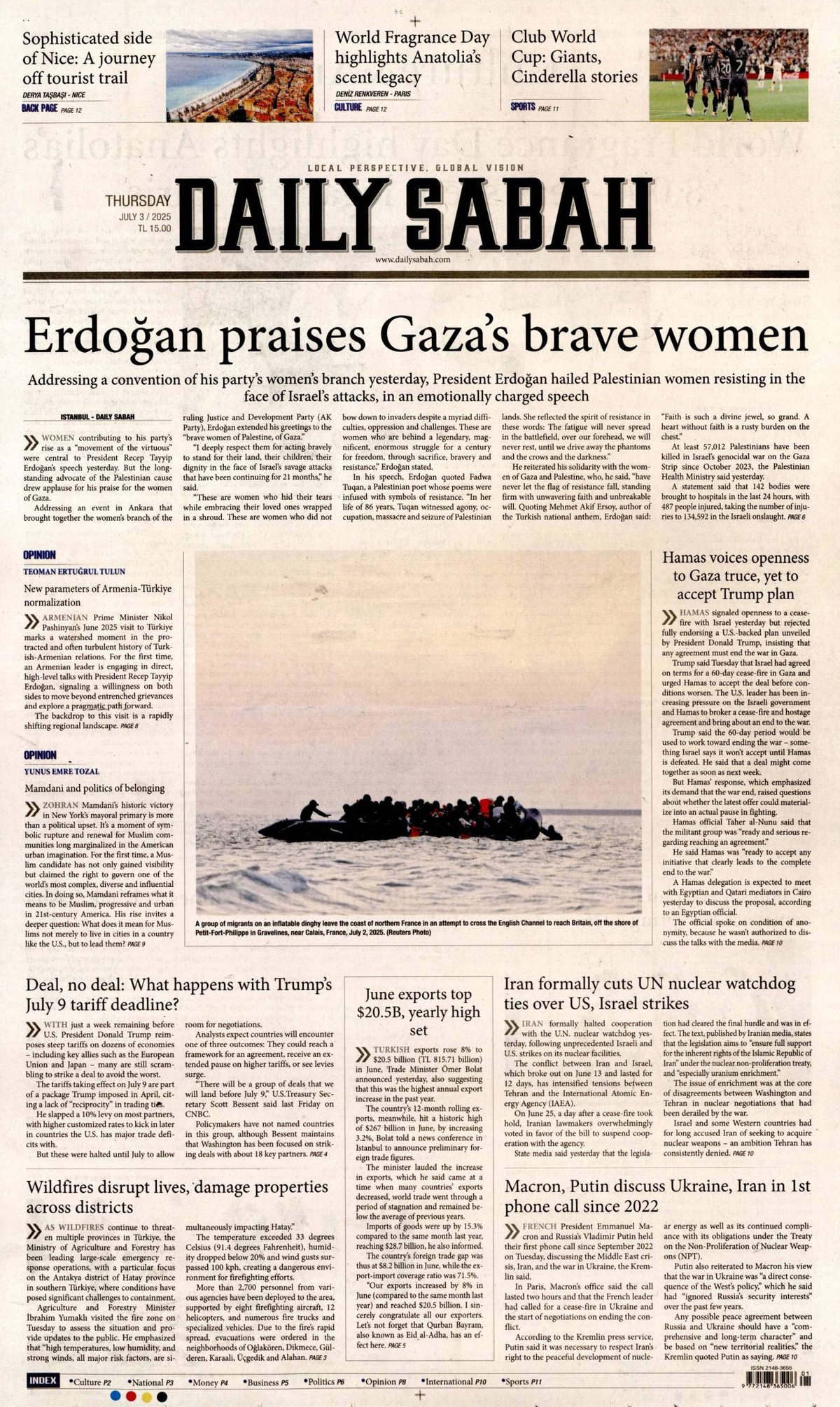 Daily Sabah gazetesi oku