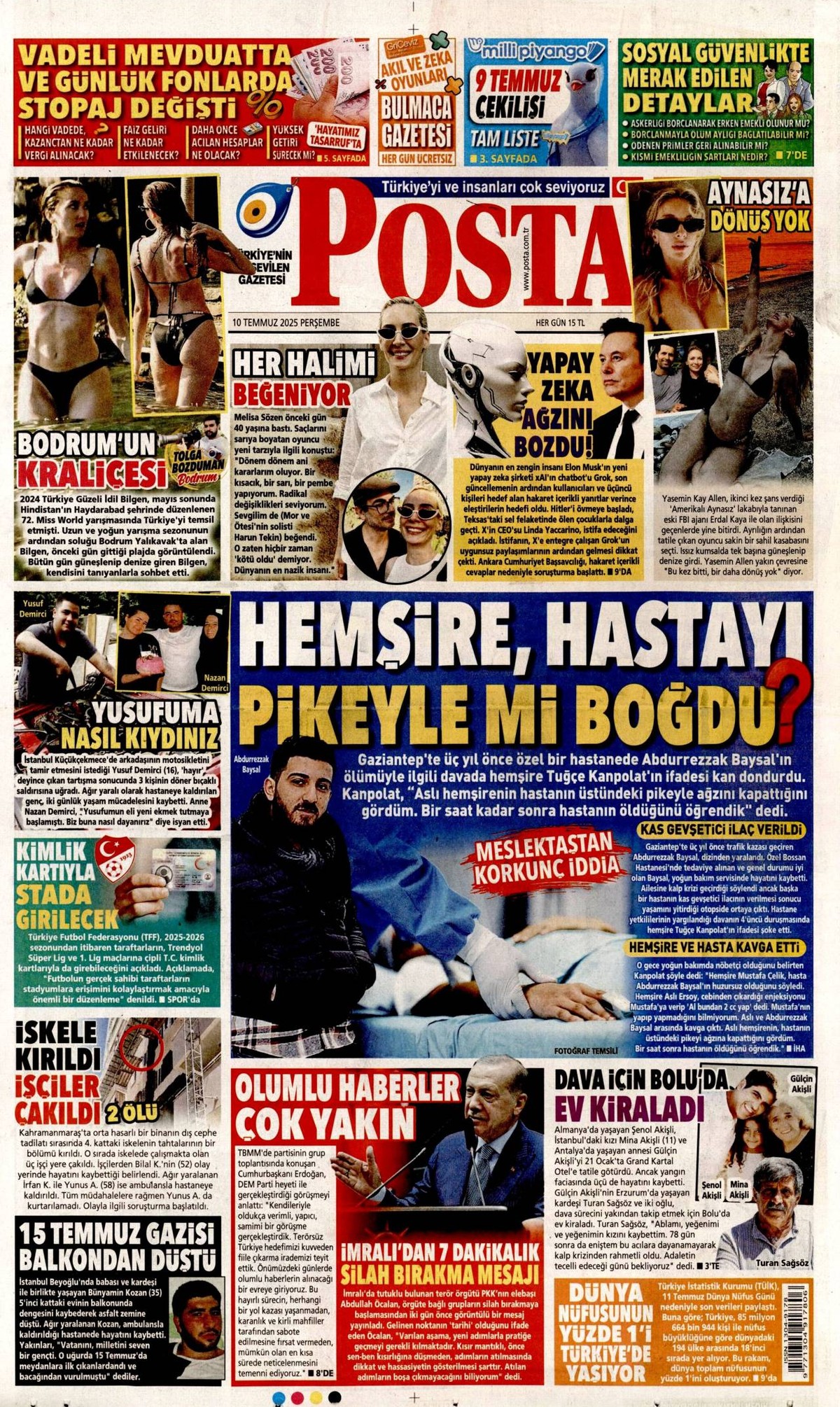 Posta gazetesi oku