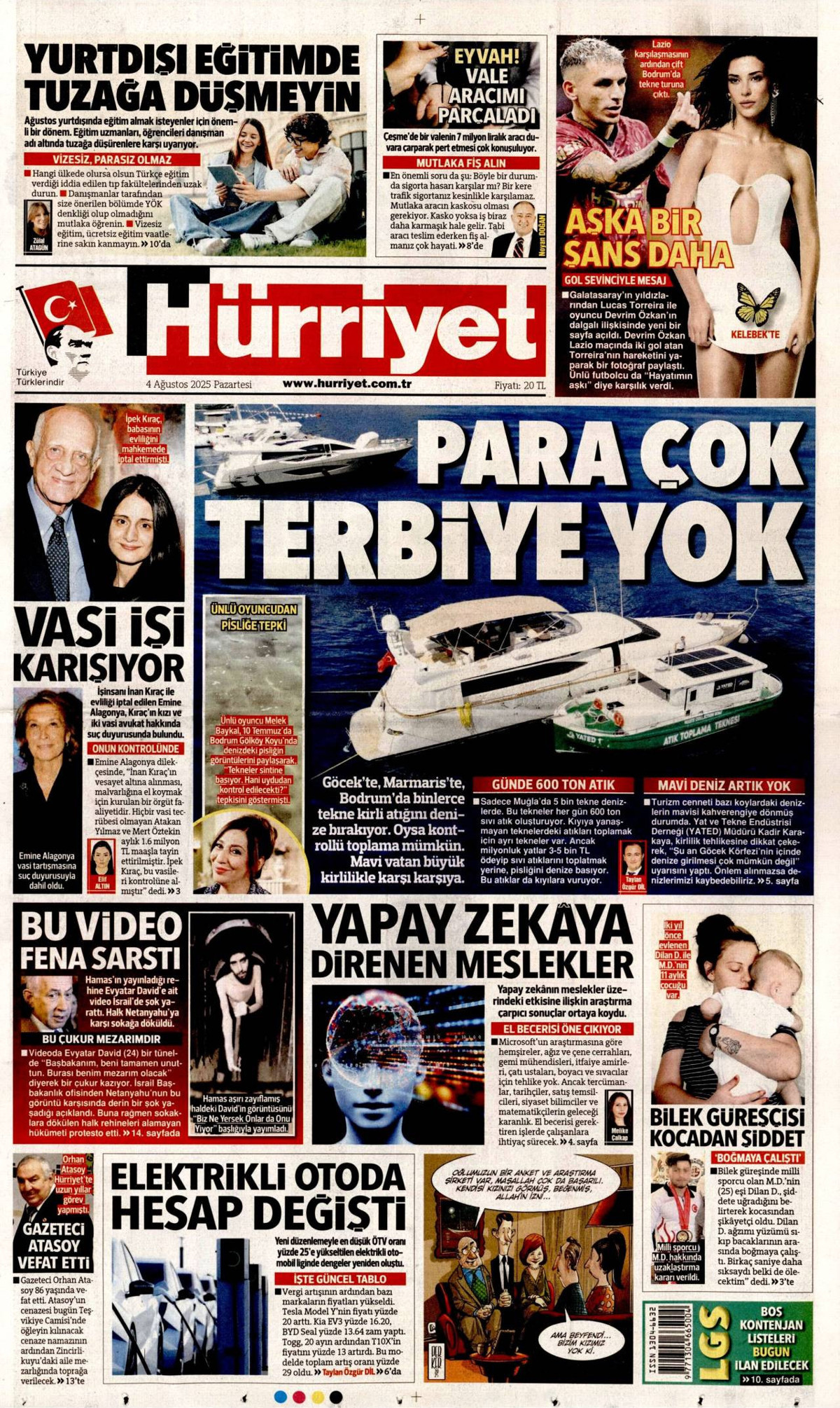 Hürriyet Gazetesi Manşeti