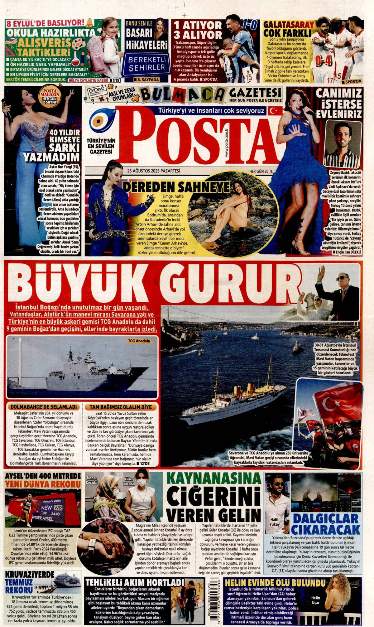Posta gazetesi oku