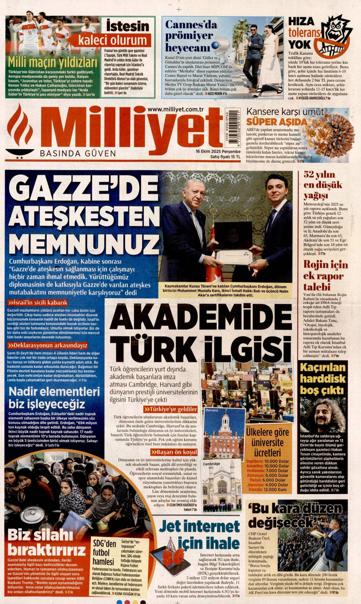 Milliyet gazetesi oku