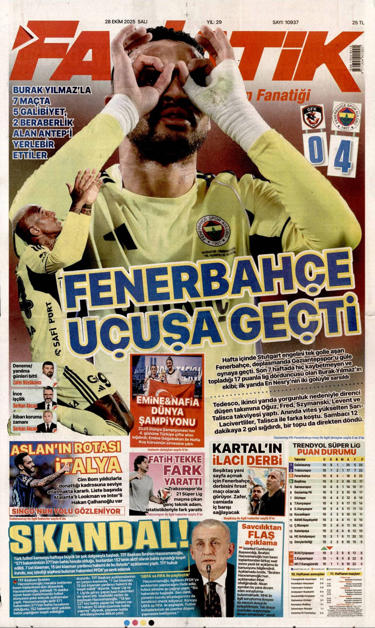 Fanatik gazetesi oku