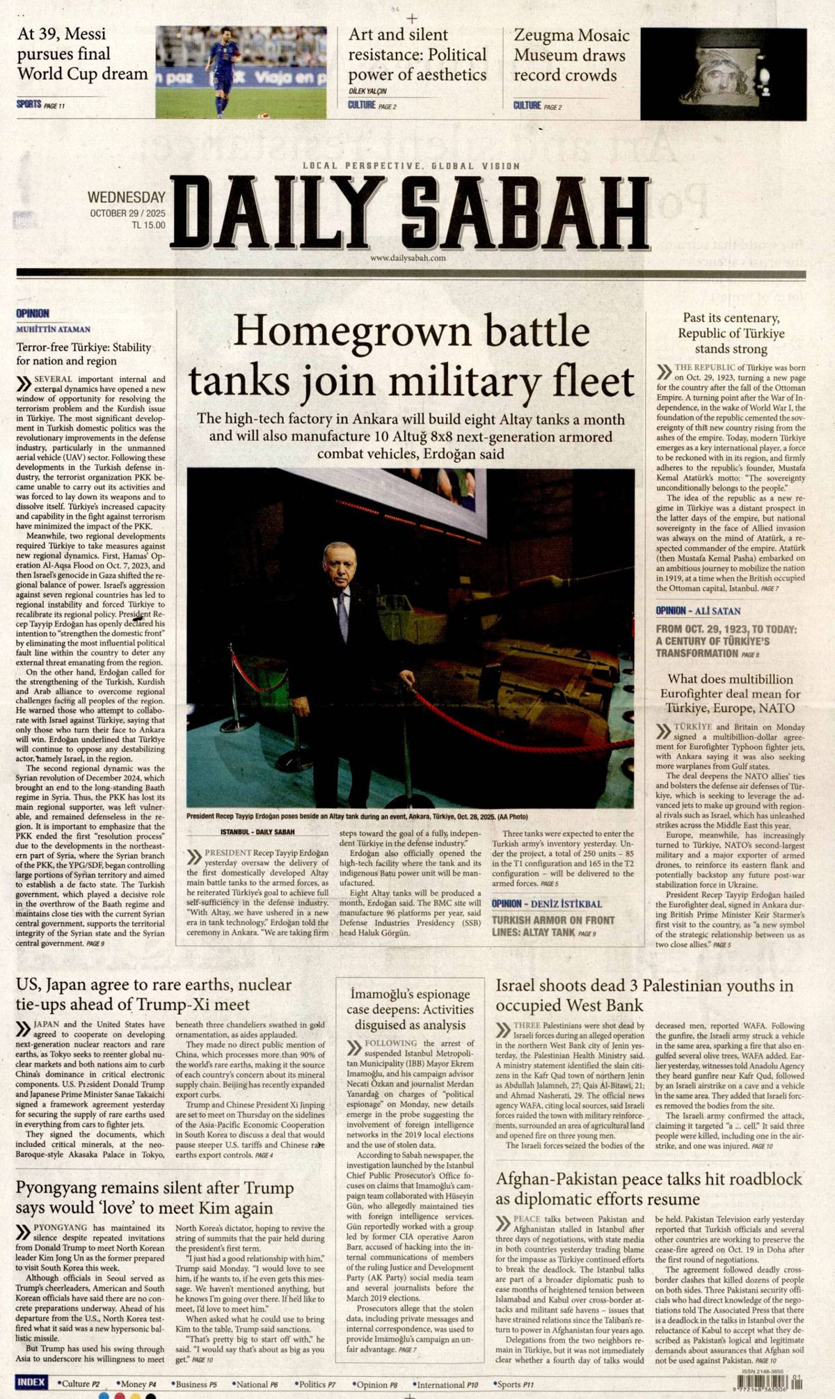 Daily Sabah gazetesi oku