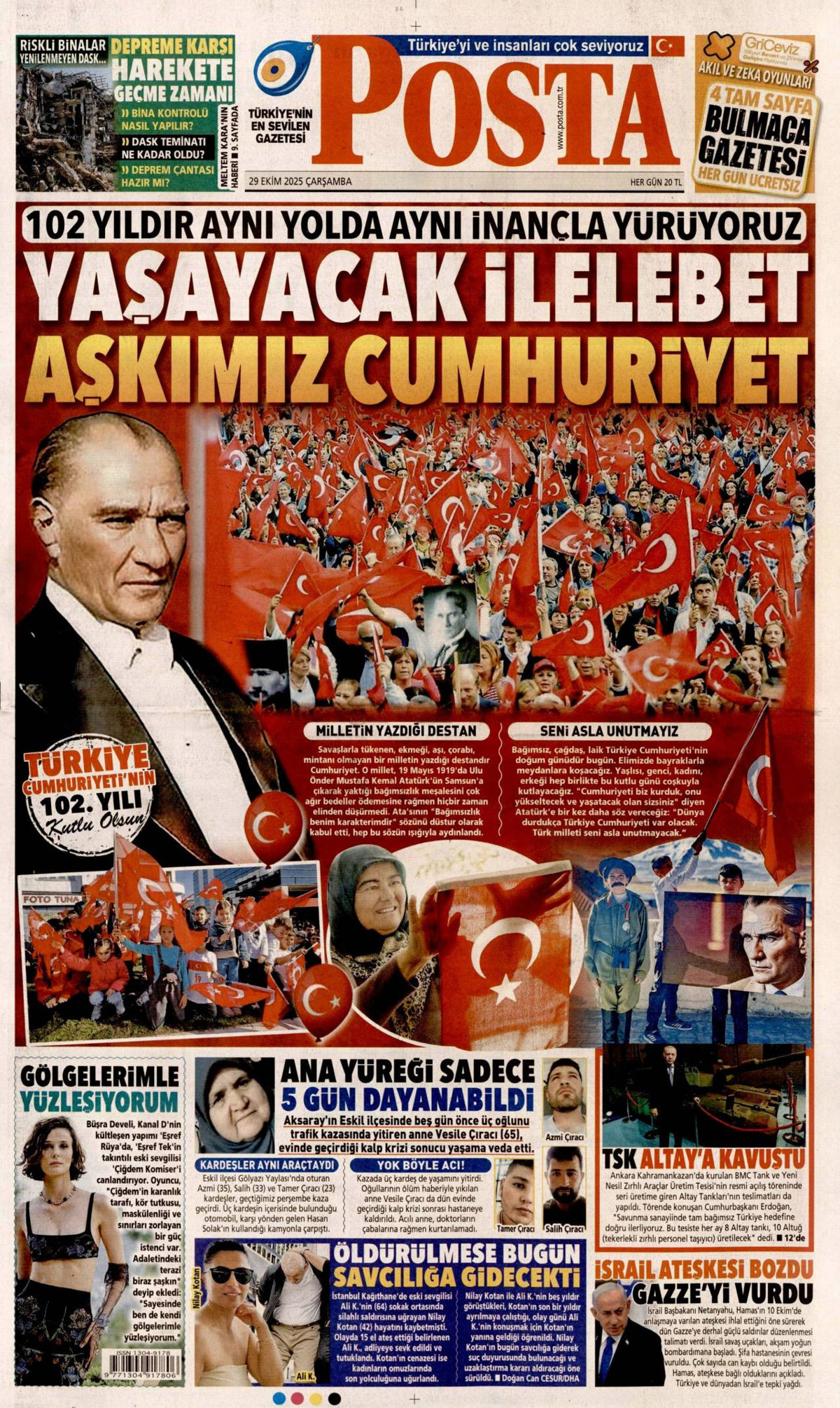 Posta gazetesi oku