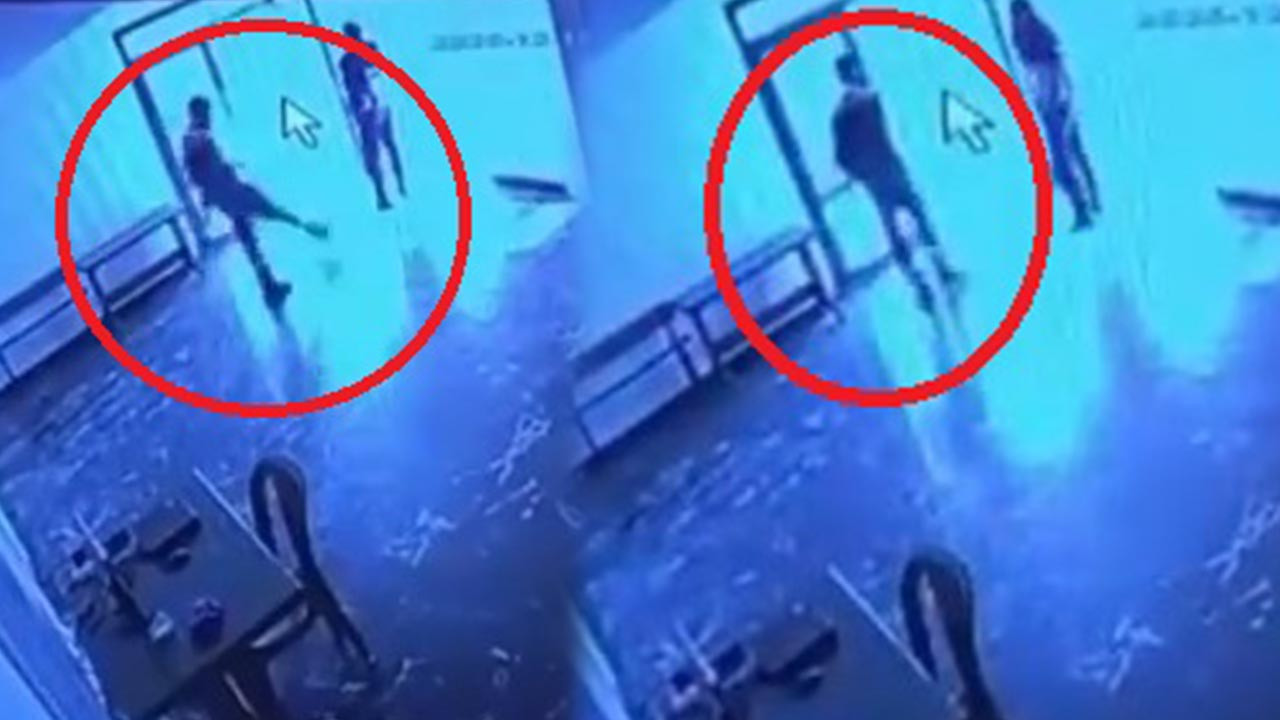 Belediyeye Ait Sosyal Tesiste Kediye Şiddet Kamera…