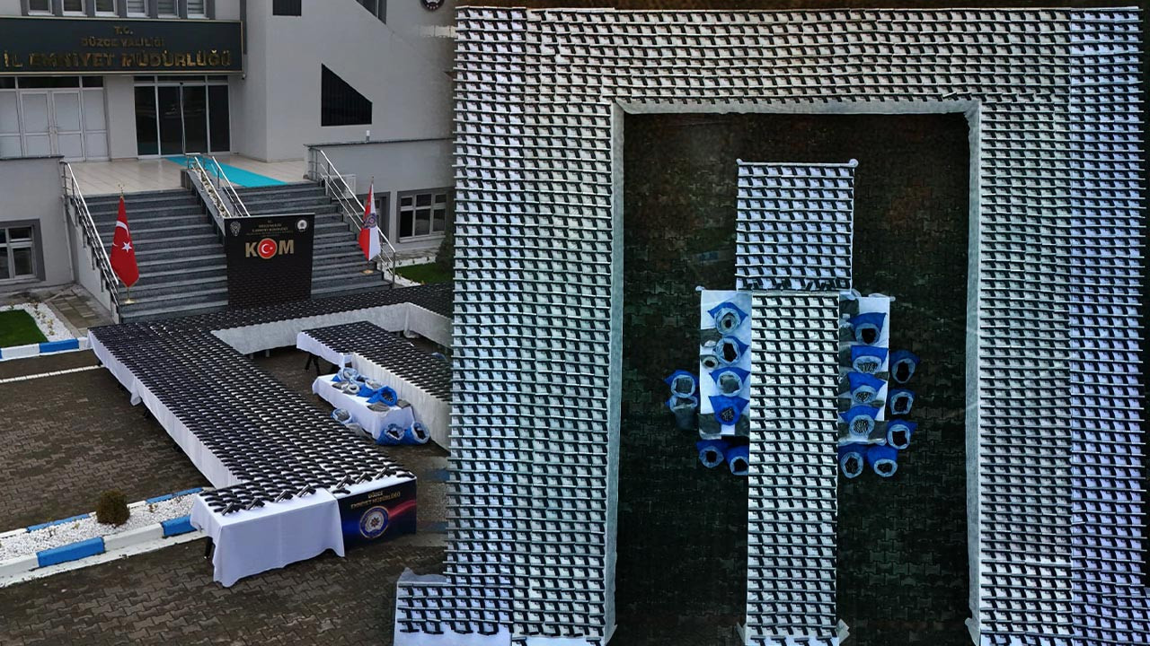 Düzce'de 23 Aylık Takip Dev Operasyonla Bitti! Yolcu Otobüsünde Cephane Ele Geçirildi