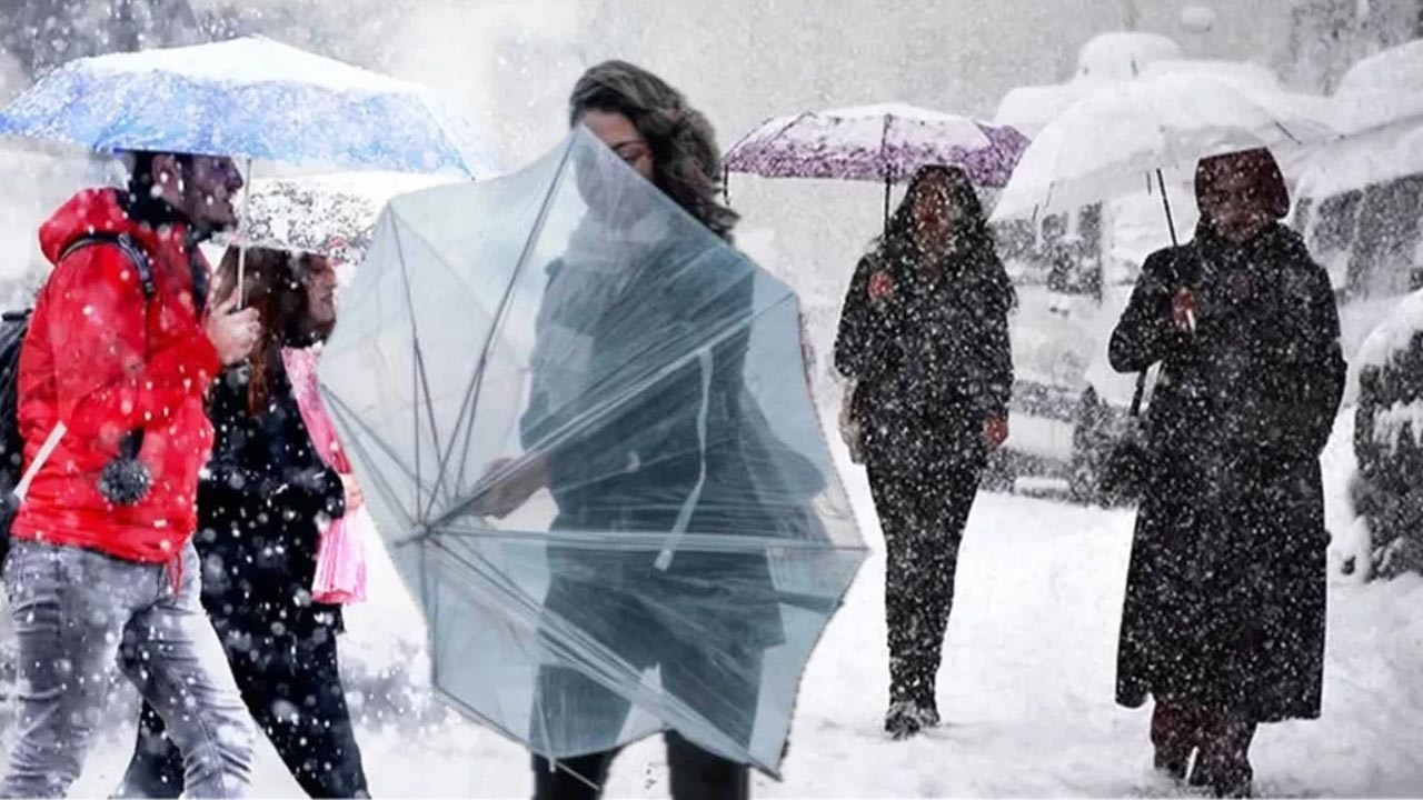 Meteoroloji 13 İl İçin Alarm Verdi: Kar, Fırtına ve Sağanak Geliyor