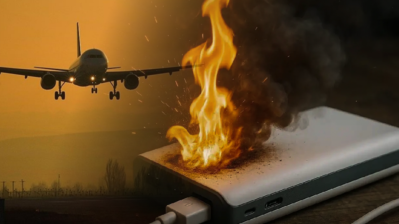 İstanbul Seferli Uçakta Büyük Panik! Patlayan Powerbank Alev Aldı