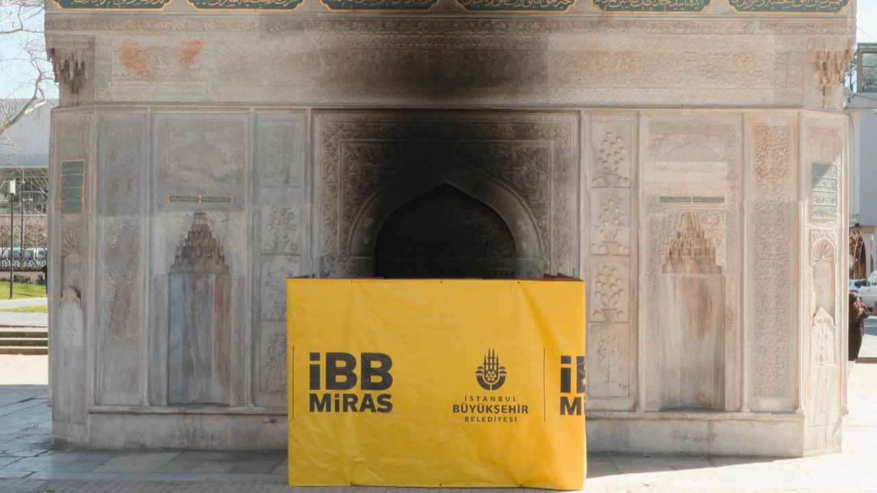 İstanbul'un Göbeğindeki 3 Asırlık Osmanlı Mirasını Yaktılar! Tophane Çeşmesi'nde İçler Acıtan Görüntü