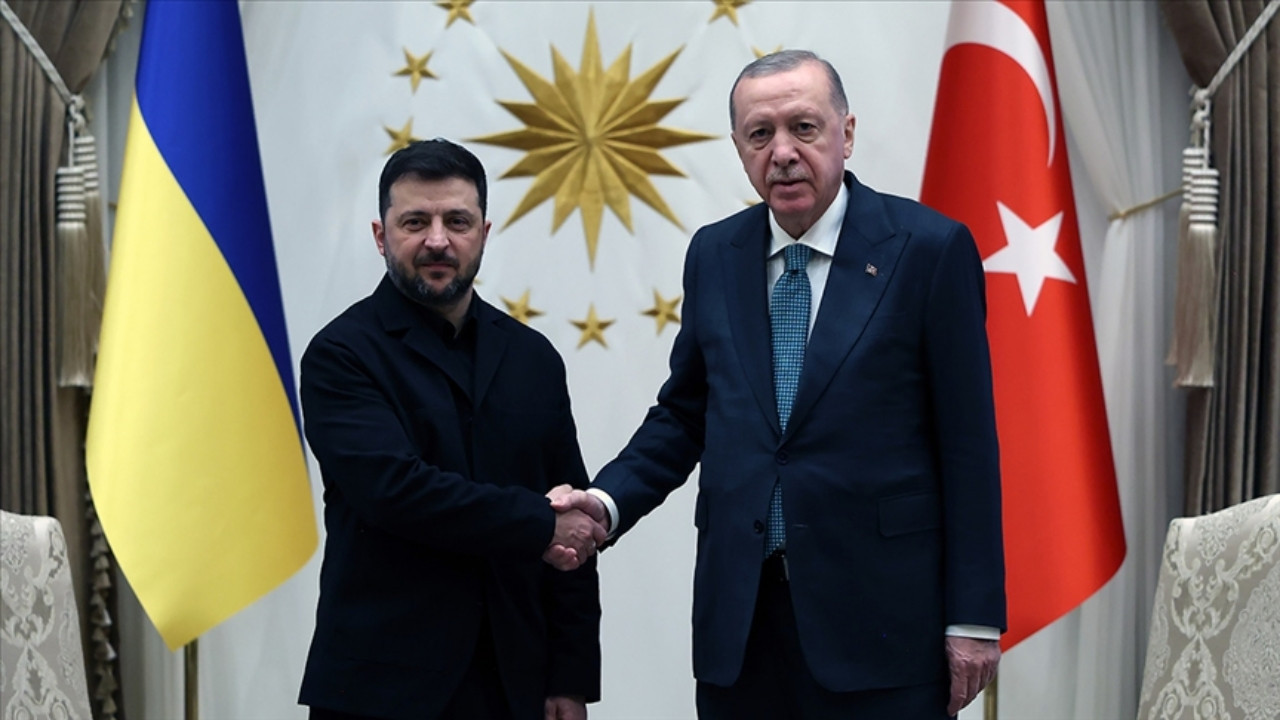 Cumhurbaşkanı Erdoğan, Zelenskiy'le Görüştü