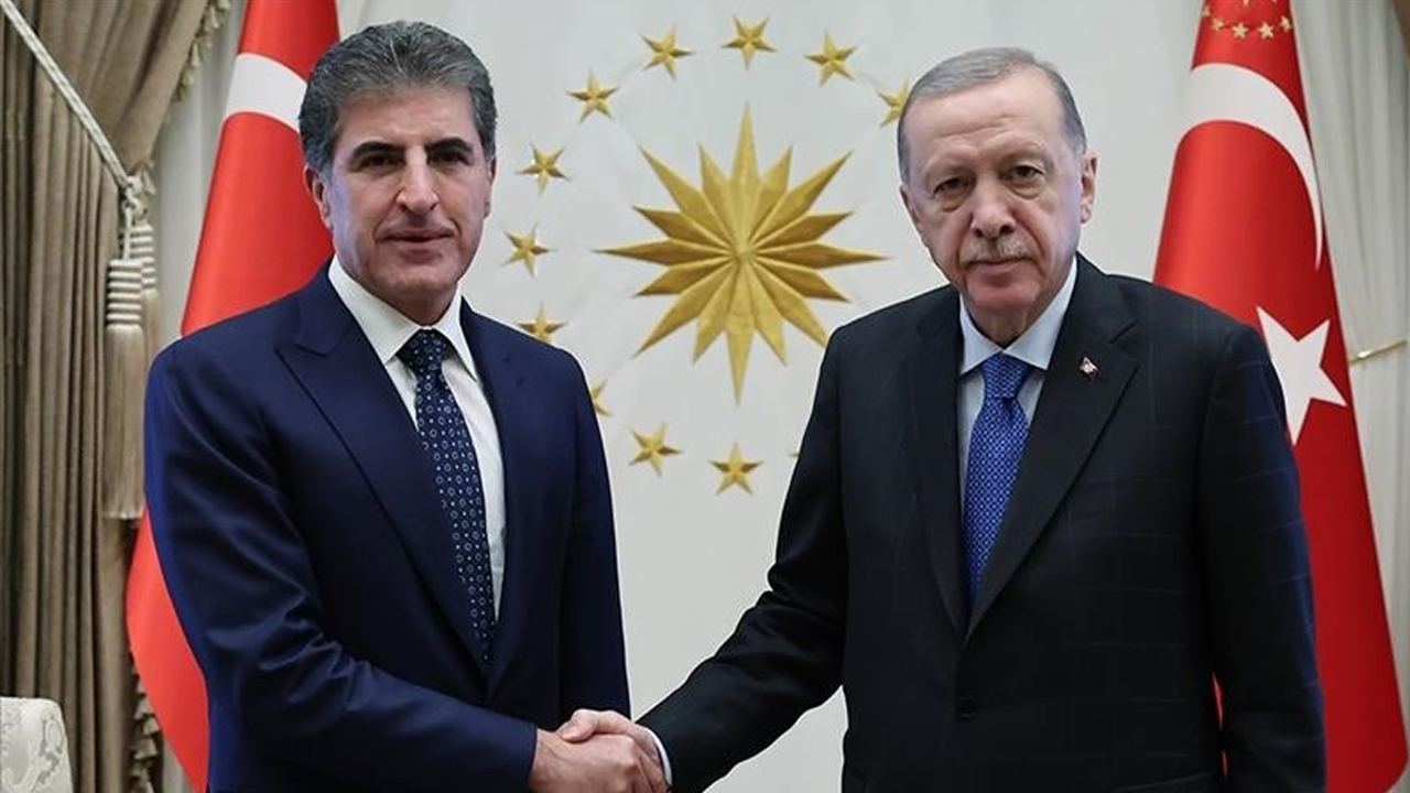 Cumhurbaşkanı Erdoğan Barzani'yle Görüştü