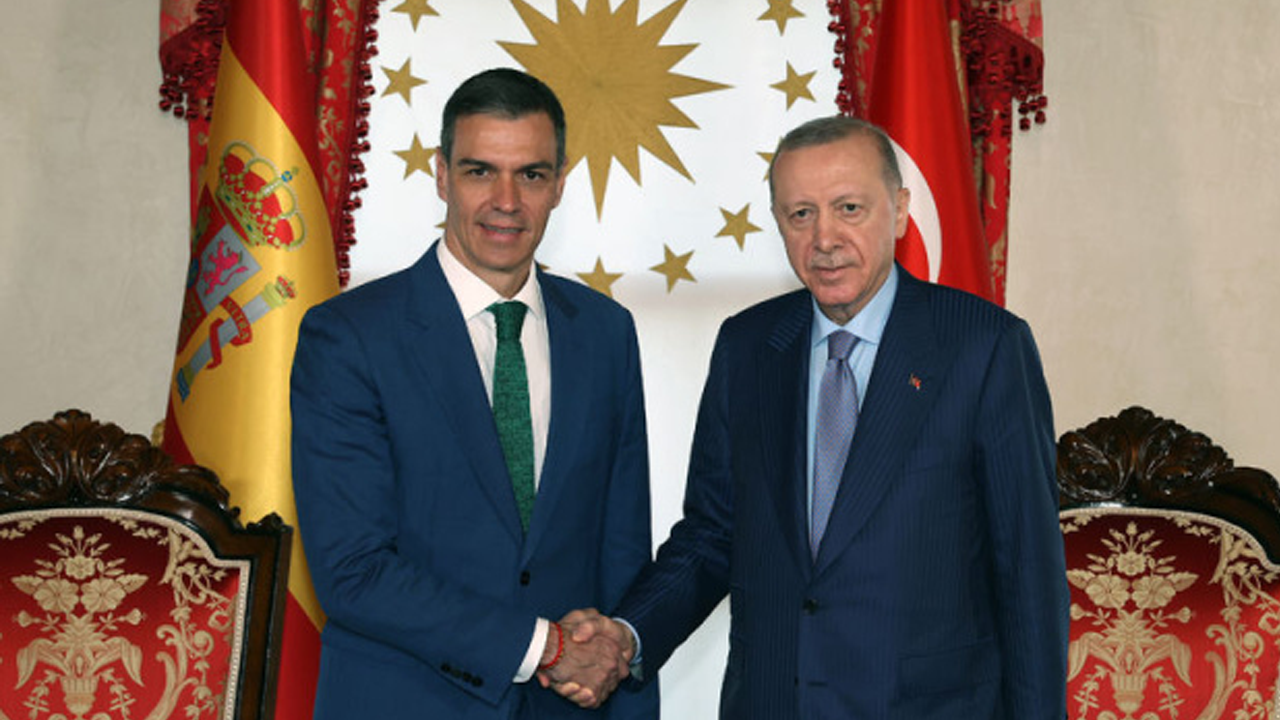 Cumhurbaşkanı Erdoğan, Sanchez'le Görüştü