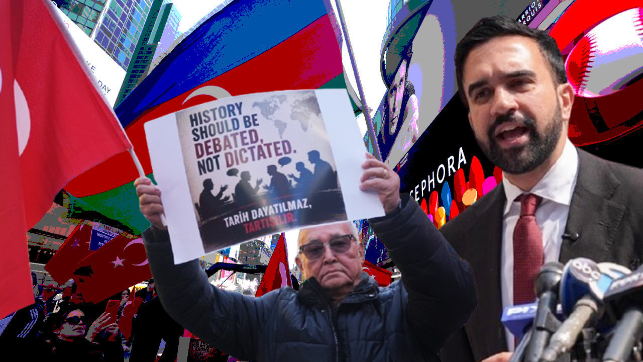 Times Meydanı’nda Mamdani'ye 'Karabağ' Protestosu: 'Gerçekleri Çarpıtmayın'