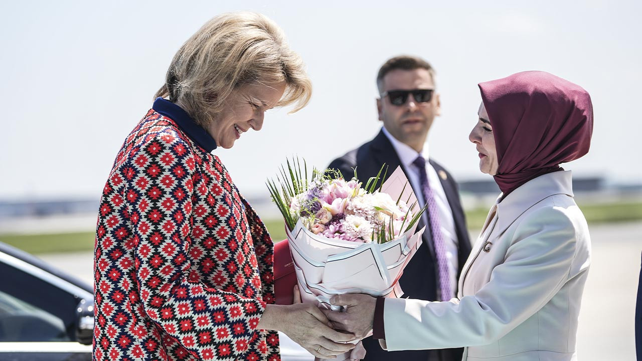 Belçika Kraliçesi Mathilde İstanbul'da