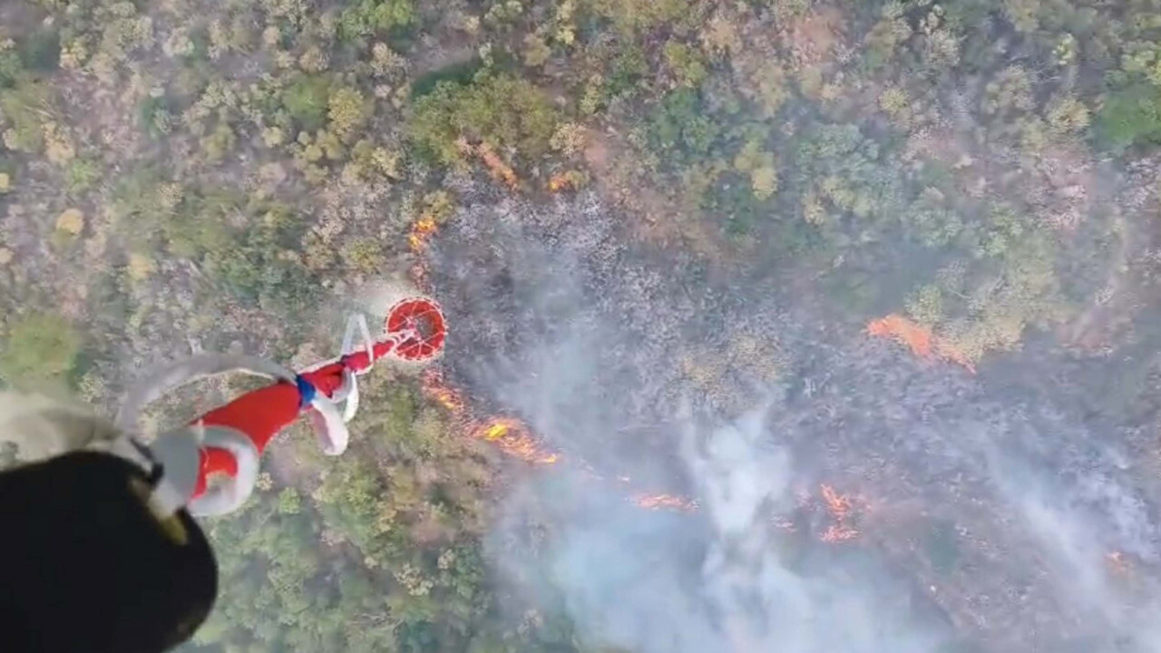 Marmaris'te Orman Yangını