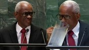 BM Kürsüsünde İlginç Anlar! Haiti Lideri Fils, Yaptığı Hareketle Herkesi Şoke Etti