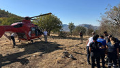 Siirt'te Ağaçtan Düşen Vatandaşa Ambulans Helikopter Gönderildi