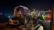 TEM'de Feci Kaza! İki TIR Çarpıştı
