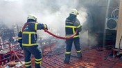 Erzincan’da Lokantada Çıkan Yangın Korkuttu