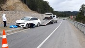 Feci Kaza: Otomobil Refüje Savruldu