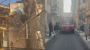 İstanbul Şişli'de Korku Dolu Anlar! 2 Katlı Bina Çöktü