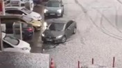 Ankara'da Sağanak ve Dolu Hayatı Felç Etti