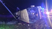 Van'da Can Pazarı: Yolcu Otobüsü Devrildi, Yaralılar Var