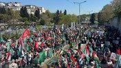 STK'lardan ABD'nin İstanbul Başkonsolosluğu Önünde Gazze Protestosu