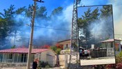 Muğla'da Yerleşim Yerine Yakın Yerde Orman Yangını