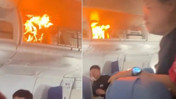Havada Korku Dolu Anlar! Bagaj Alev Aldı Uçak Acil İniş Yaptı