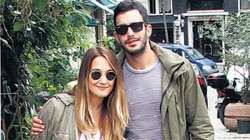 Gupse Özay ve Barış Arduç Çeşme'de