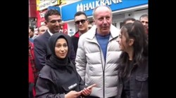 Muharrem İnce'den kendisini tanımayan genç kıza: 'Şarkıcıyım ben, pop söylüyorum'