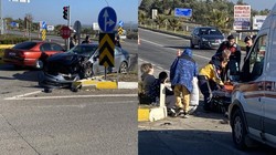 Balıkesir'de İki Otomobil Kafa Kafaya Çarpıştı