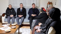 Evi Yanan Kadına Valilikten Destek  