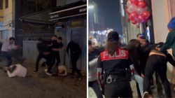 İstiklal Caddesi'nde Ortalık Karıştı: Yeni Yıla Kavga Ederek Girdiler