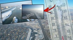 Sibirya Değil Türkiye! Sıcaklık Eksi 15’e Düştü, Nehirden Su Değil Buz Aktı, Koskoca Kent Siste Kayboldu