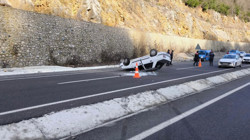 Takla Atan Otomobilde 2 Kişi Yaralandı