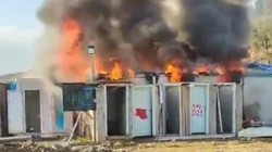 Kahramanmaraş'ta Konteyner Yangını