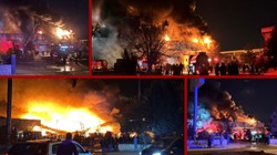 Orman Ürünleri Fabrikasında Korkutan Yangın! 13 Saat Boyunca Alev Alev Yandı
