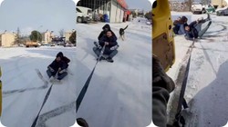 Kayak Yapanlara Köpek Eşlik Etmek İsteyince Güldüren Anlar Yaşandı