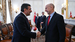 Cevdet Yılmaz, İngiltere Savunma Bakanı Healey ile Bir Araya Geldi