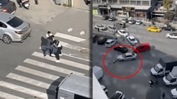Yer: İstanbul... Önce Tekme Tokat Kavga Etti, Sonra Otomobiliyle Çarpıp Kaçtı!