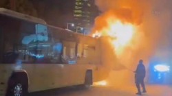 Şişli'de İETT Otobüsü Alevlere Teslim Oldu