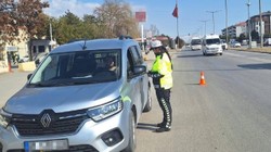 Polisten Sürücülere Trafik Dersi