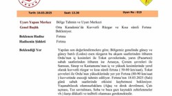 Samsun ve Çevre Bölgeleri İçin Fırtına Uyarısı Yapıldı