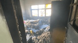 Erzincan'da Müstakil Evde Yandı