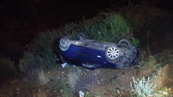 Alanya'da Otomobil Şarampole Uçtu: 1 Yaralı