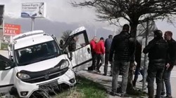 Otomobille Çarpışan Motosiklet Sürücüsü Ağır Yaralandı