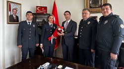 Polis Haftası Dolayısıyla Kaymakam Çomaklı’ya Ziyaret